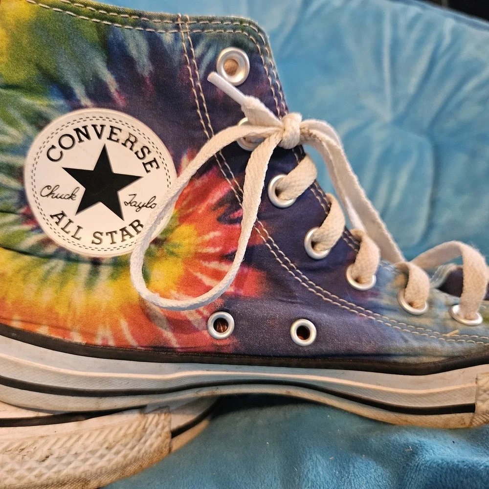 Converse Pride Chuck Taylor All-Star Tie Dye Rainbow‎ 168996F Unisex Size M5/W7 - Picture 5 of 8